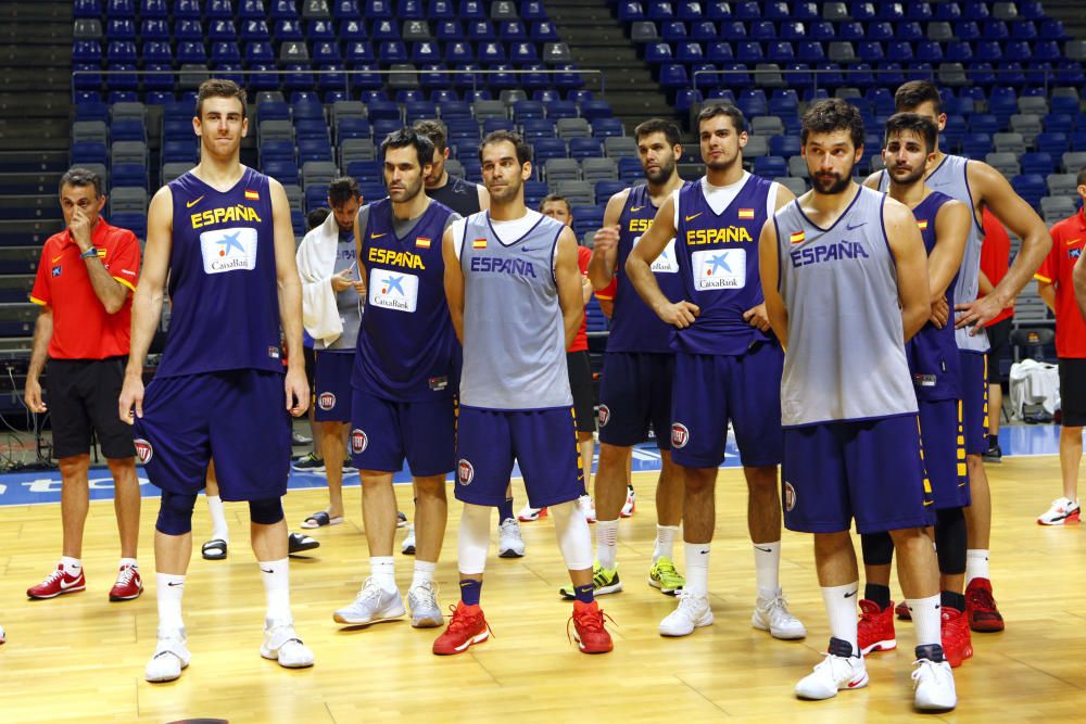 La ÑBA prepara en Málaga su partido ante Lituania en el Carpena