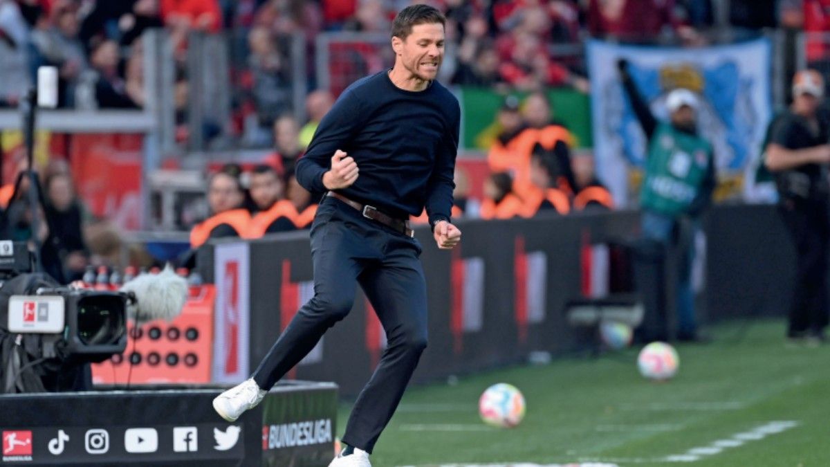 Xabi Alonso, entrenador del Bayer Leverkusen