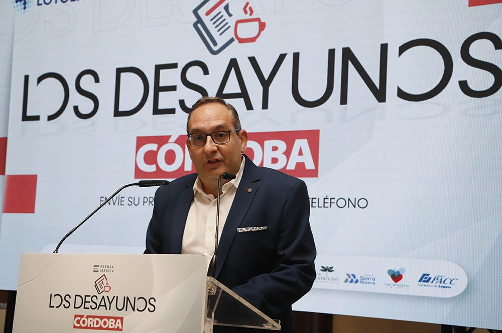 Juan Pérez en los Desayunos de Diario CÓRDOBA