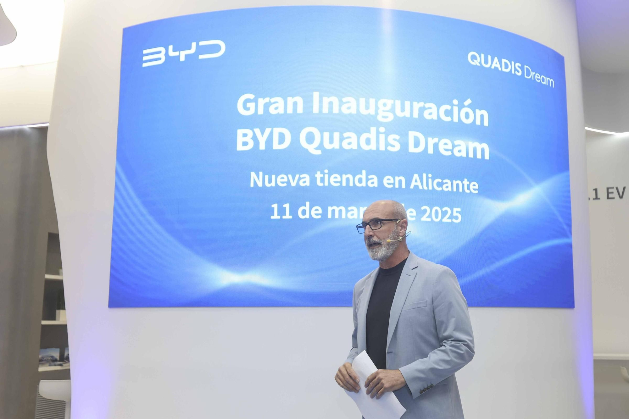 QUADIS Dream inaugura el primer centro BYD en Alicante.
