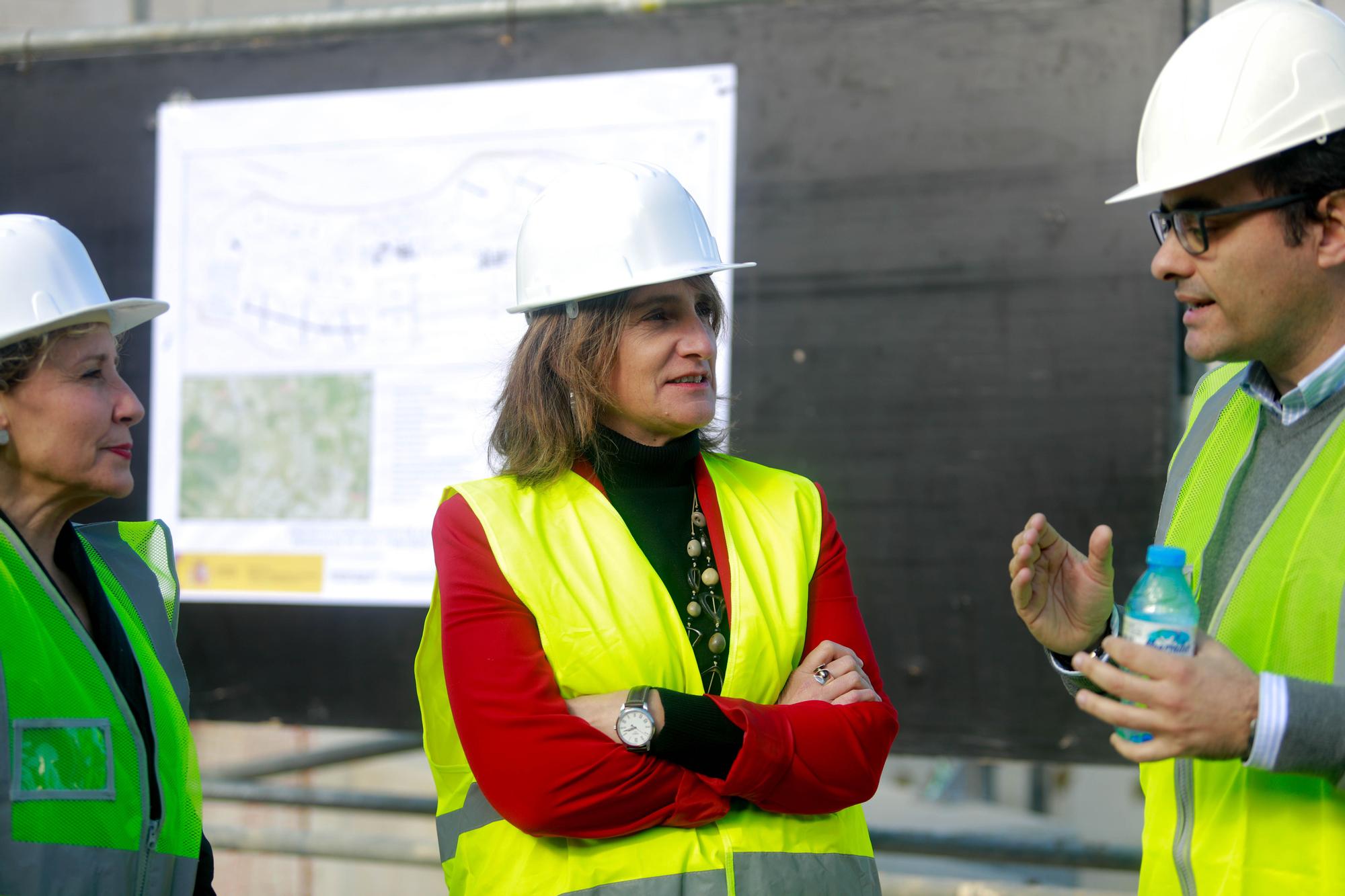 Visita de Teresa Ribera a la depuradora de Vila