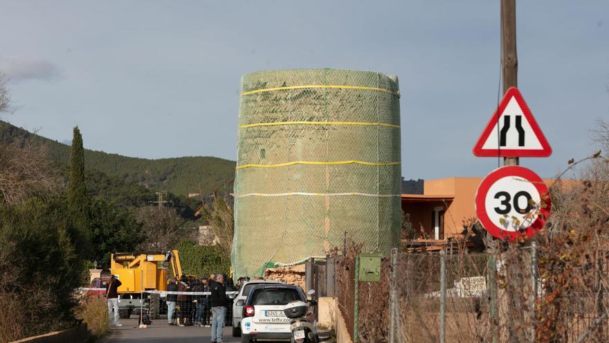 Mira aquí las imágenes de la restauración de la Torre de sa Blanca Dona