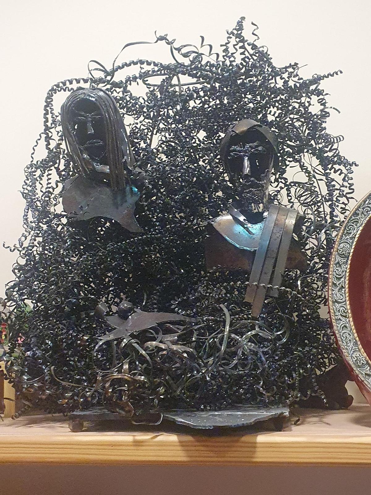 Nacimiento hecho en hierro, de Arenas de San Pedro (Ávila)