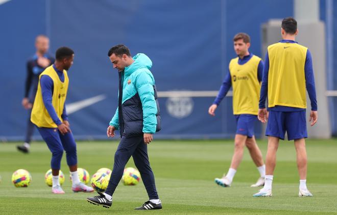 Último entrenamiento del FC Barcelona antes del clásico ante el Real Madrid