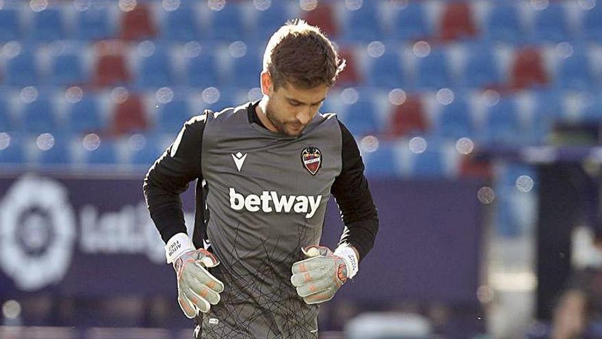 Aitor Fernández, baja segura contra el Valladolid