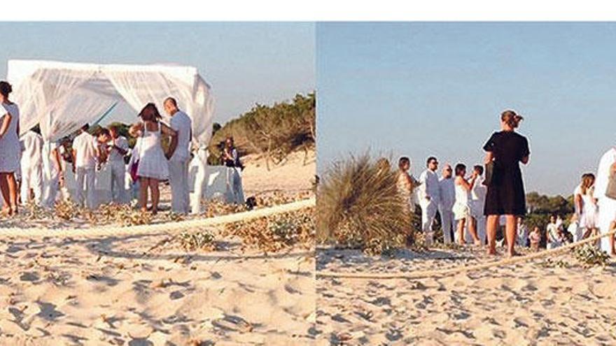 Hochzeit in Es-Trenc-Dünen lässt soziale Netzwerke heißlaufen