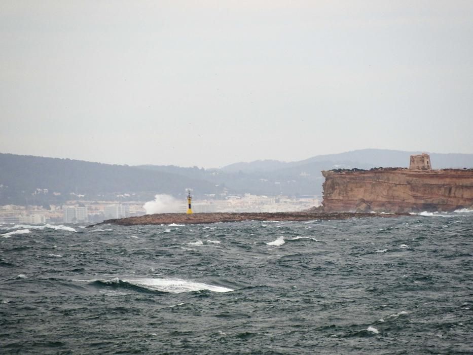 El puerto de la Savina ha cerrado en dos ocasiones