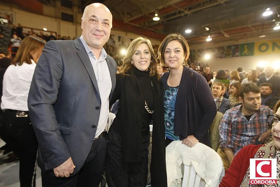 El PSOE de Córdoba con Susana Díaz en Madrid.