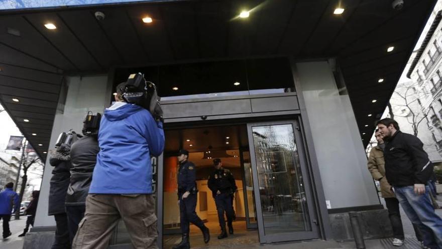 La sede central del PP en la calle Génova 13 de Madrid.