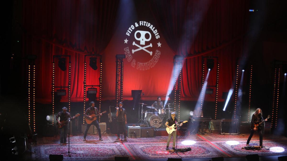 Una imagen del concierto que la banda ofreció en diciembre de 2022 en la sala Mozart del Auditorio de Zaragoza.
