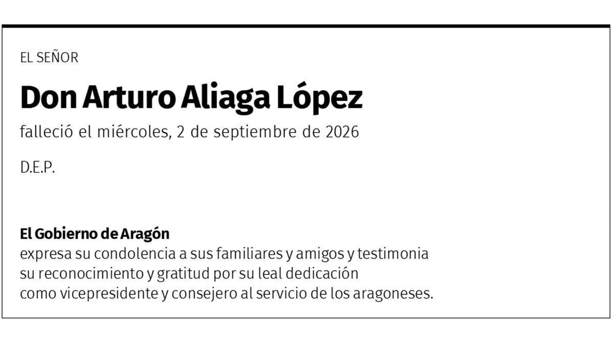 Don Arturo Aliaga López