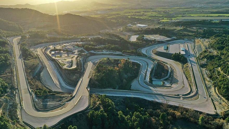 Imatge aèria del Circuit Parc Motor de Castellolí, seu del nou centre d&#039;alt rendiment