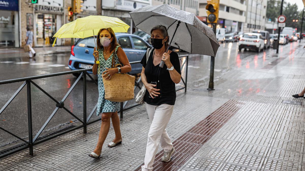 Lluvias en Ibiza y Formentera