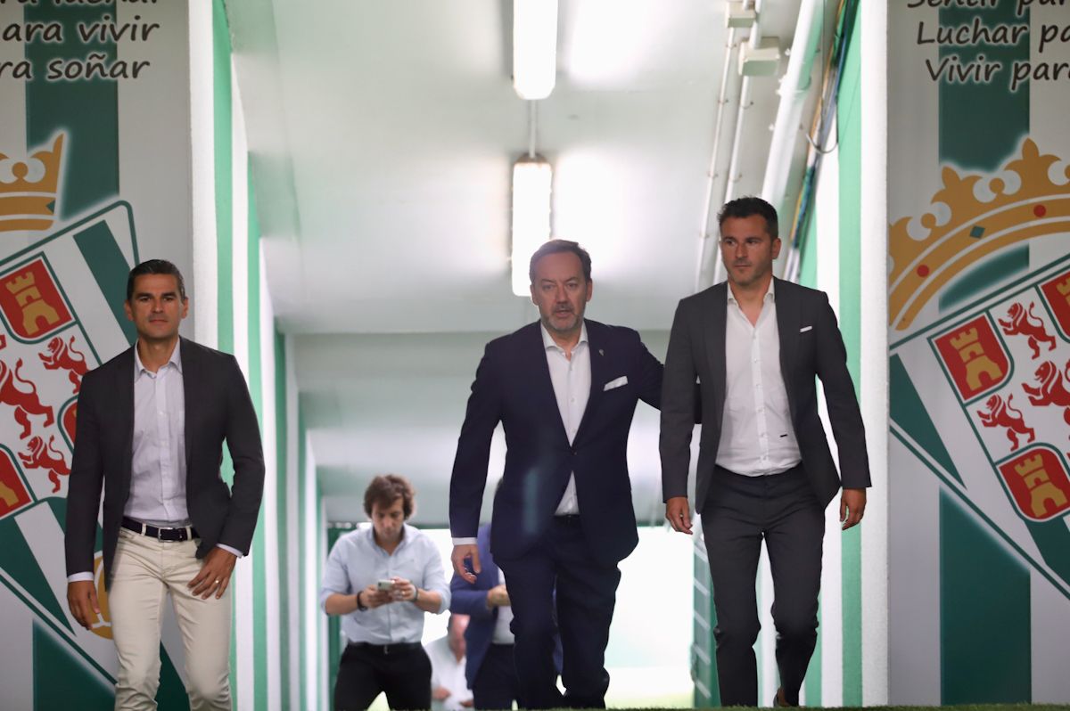 La presentación de Iván Ania en el Córdoba CF, en imágenes