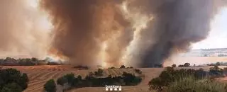 Controlado el incendio agrícola de Granyena de Segarra que ha afectado a 472 hectáreas