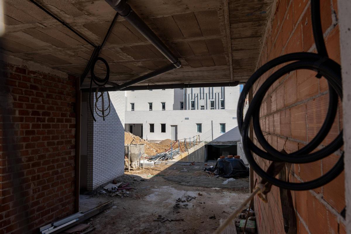 Fotografía del estado en el que se encuentra el interior de la residencia de apoyo extenso para personas con autismo de Badajoz.