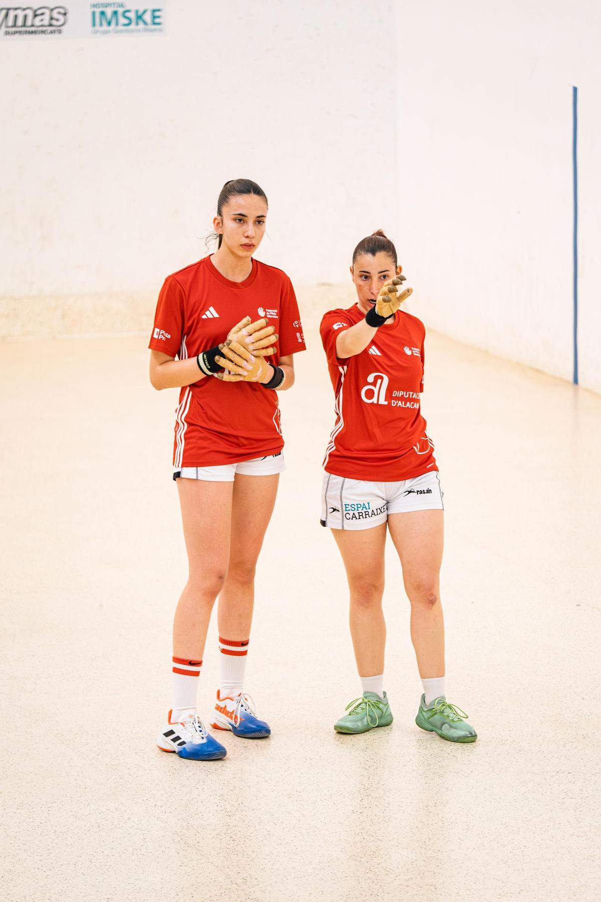 Amparo i Isabel a la Copa Diputació d'Alacant
