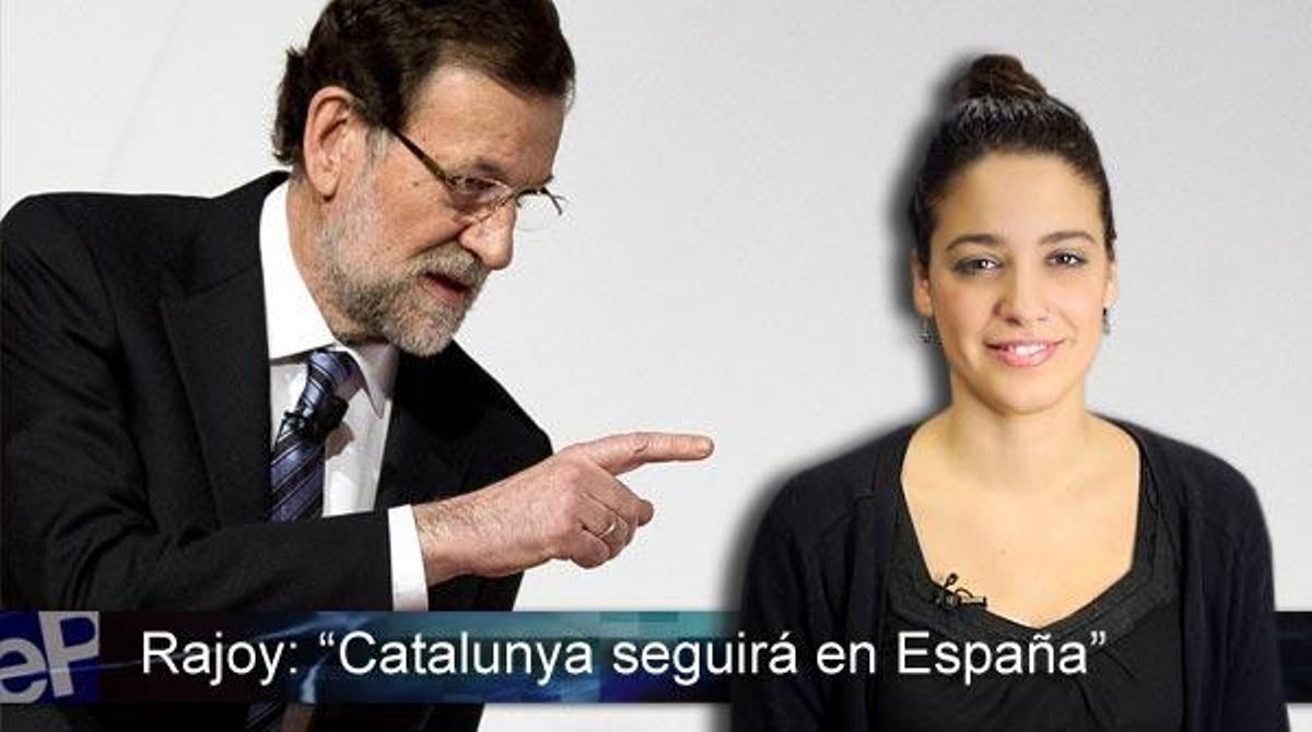 Rajoy afirma que Catalunya seguirà a Espanya, a ’El informativo’.