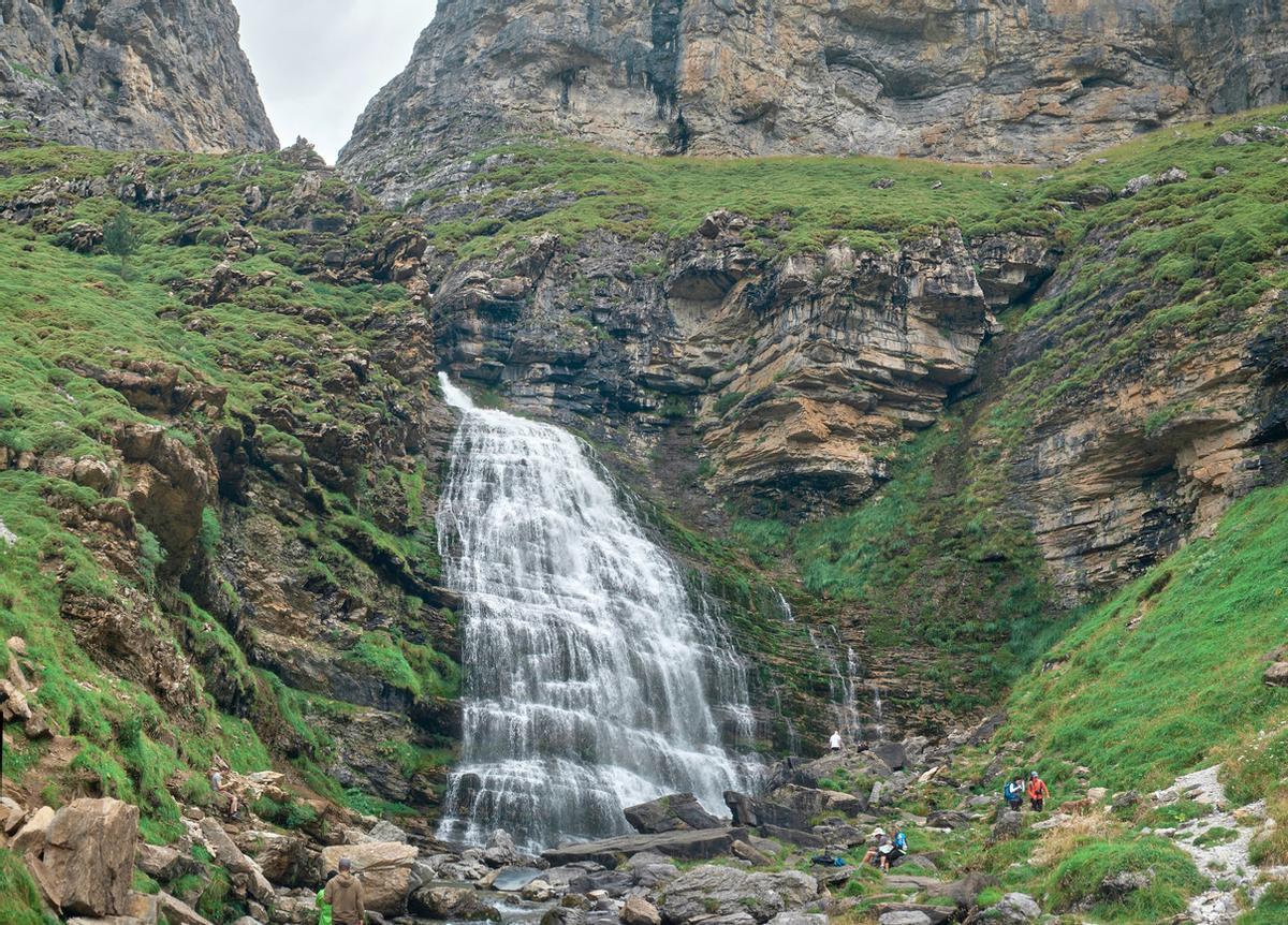 Cascadas en el Parque Nacional de Ordesa y Monte Perdido.