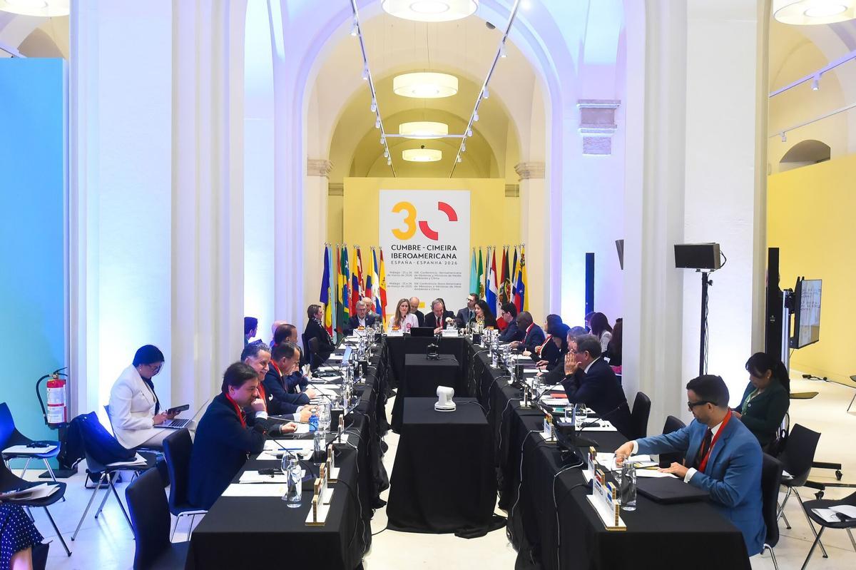 Imagen de la XIII Conferencia Iberoamericana de ministras y ministros de Medio Ambiente y Clima que se celebra en Málaga.
