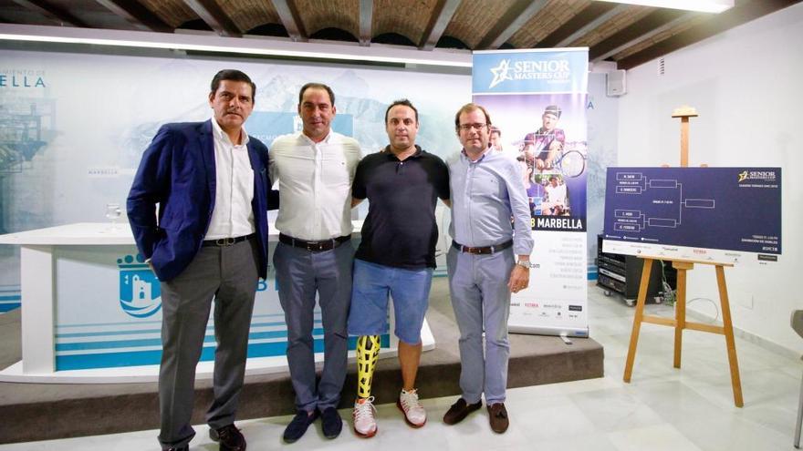 Imagen de la presentación del evento, ayer en Marbella