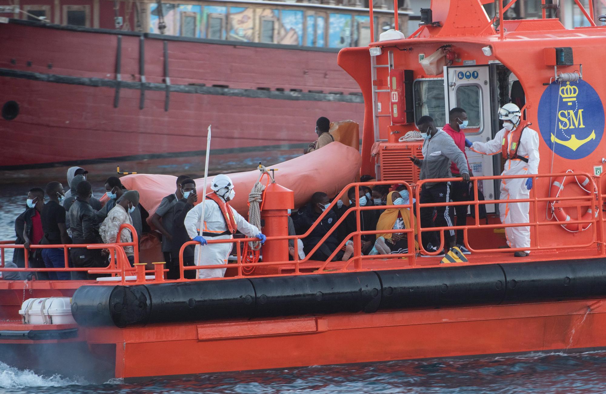 Llega de migrantes a Fuerteventura (03/09/21)