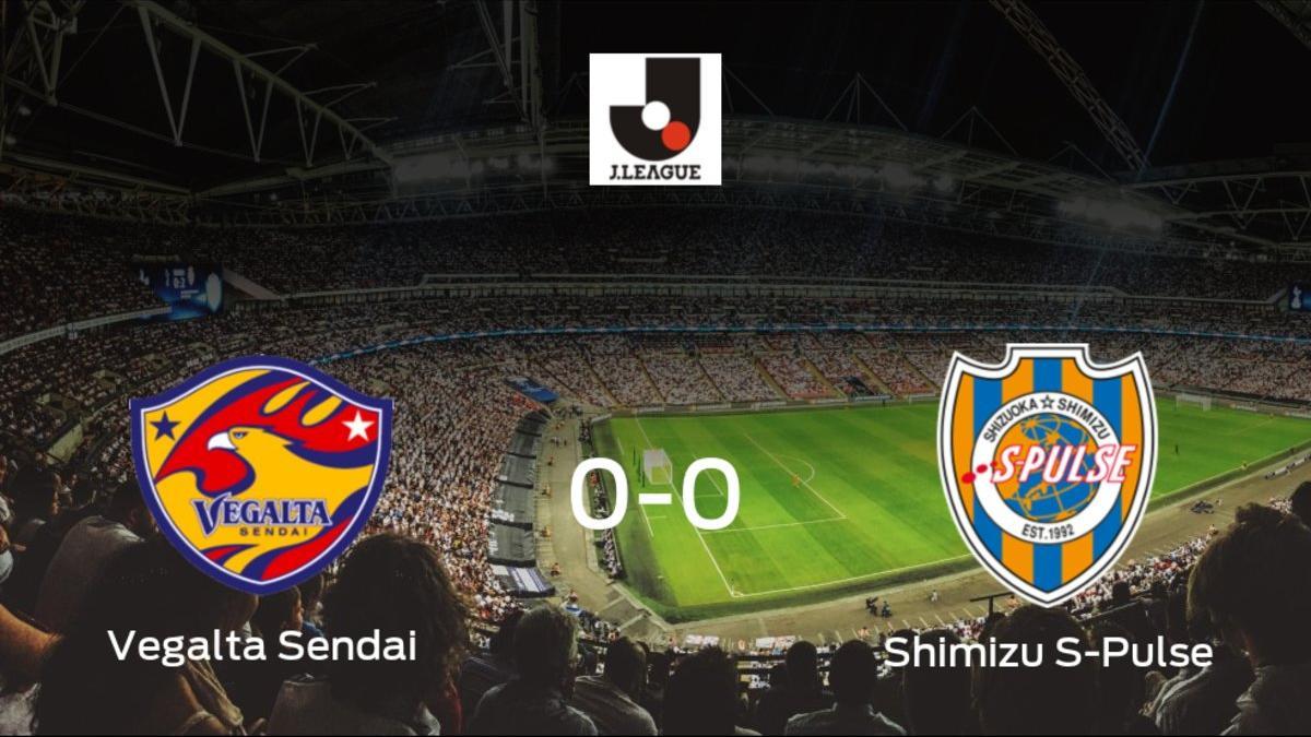 El Vegalta Sendai y el Shimizu S-Pulse se reparten los puntos tras su empate a cero