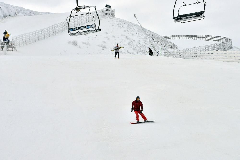 Reapertura de la temporada de esquí en Pajares