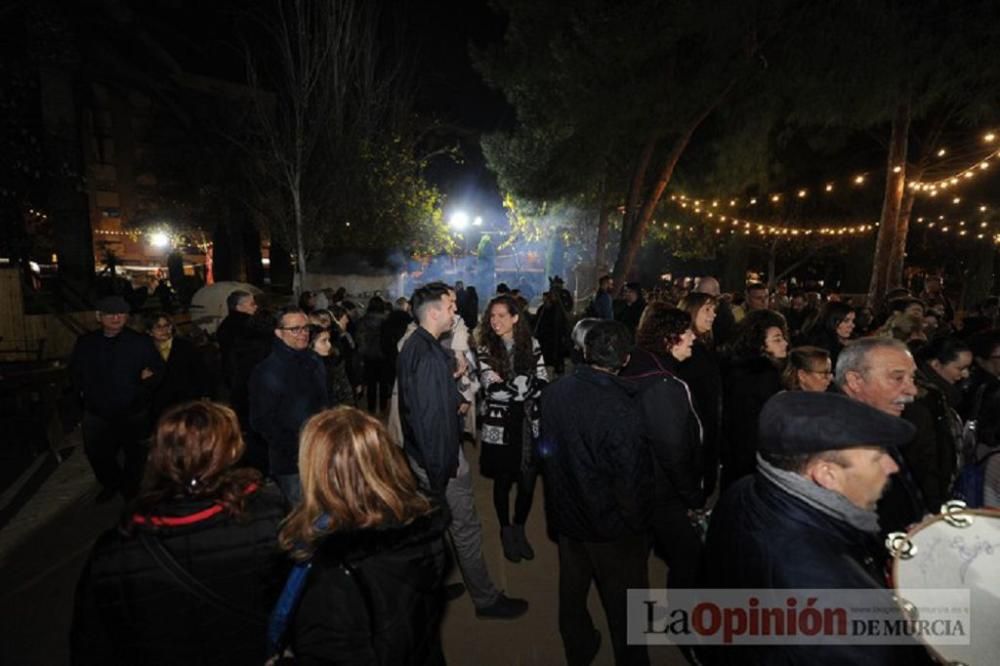 Belén viviente en el Jardín de la Seda