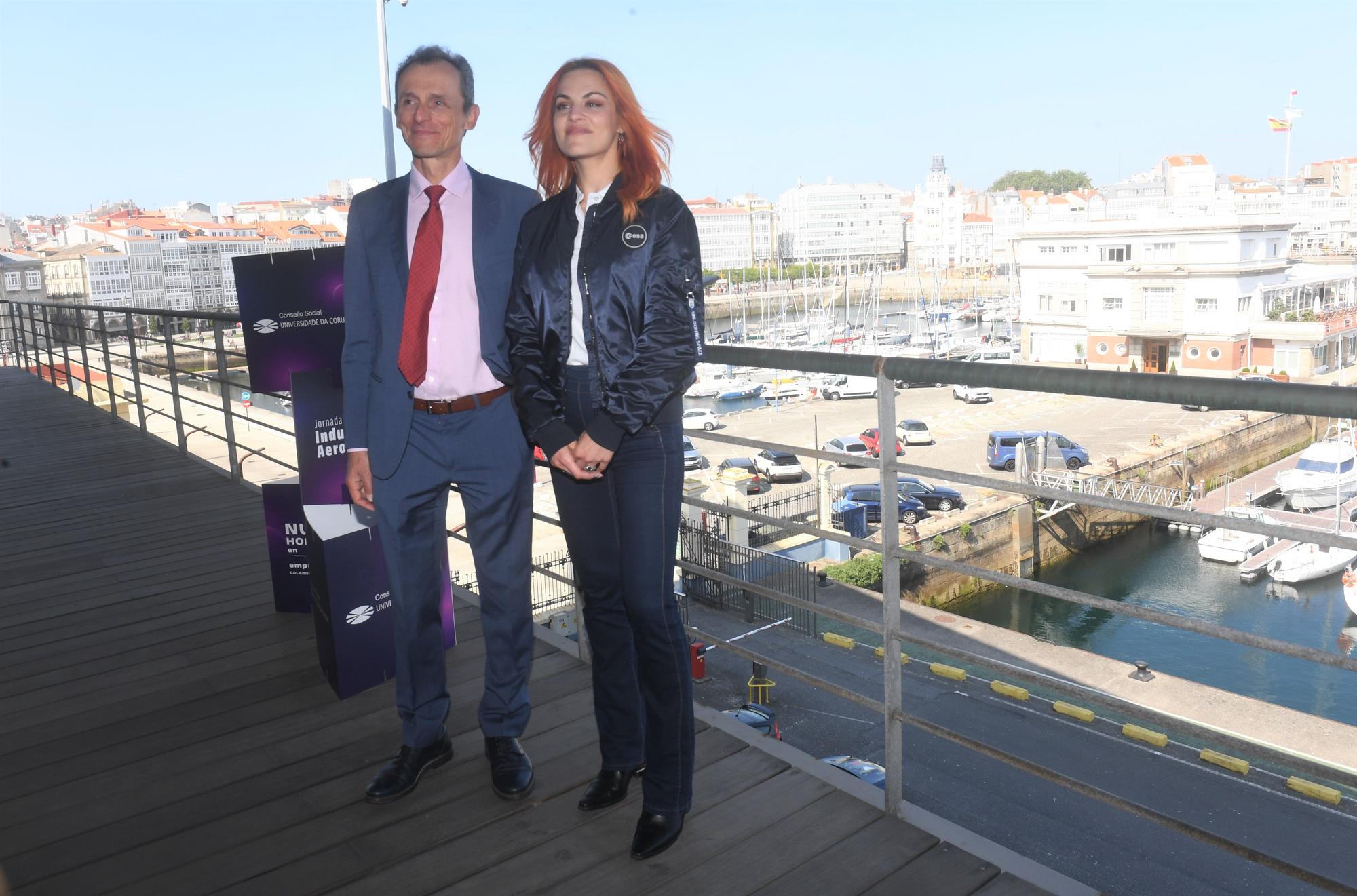 Dos astronautas en A Coruña a la conquista del espacio