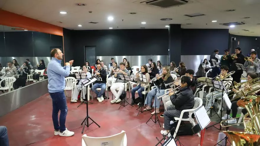 Ensayo de la banda Sagrada Cena