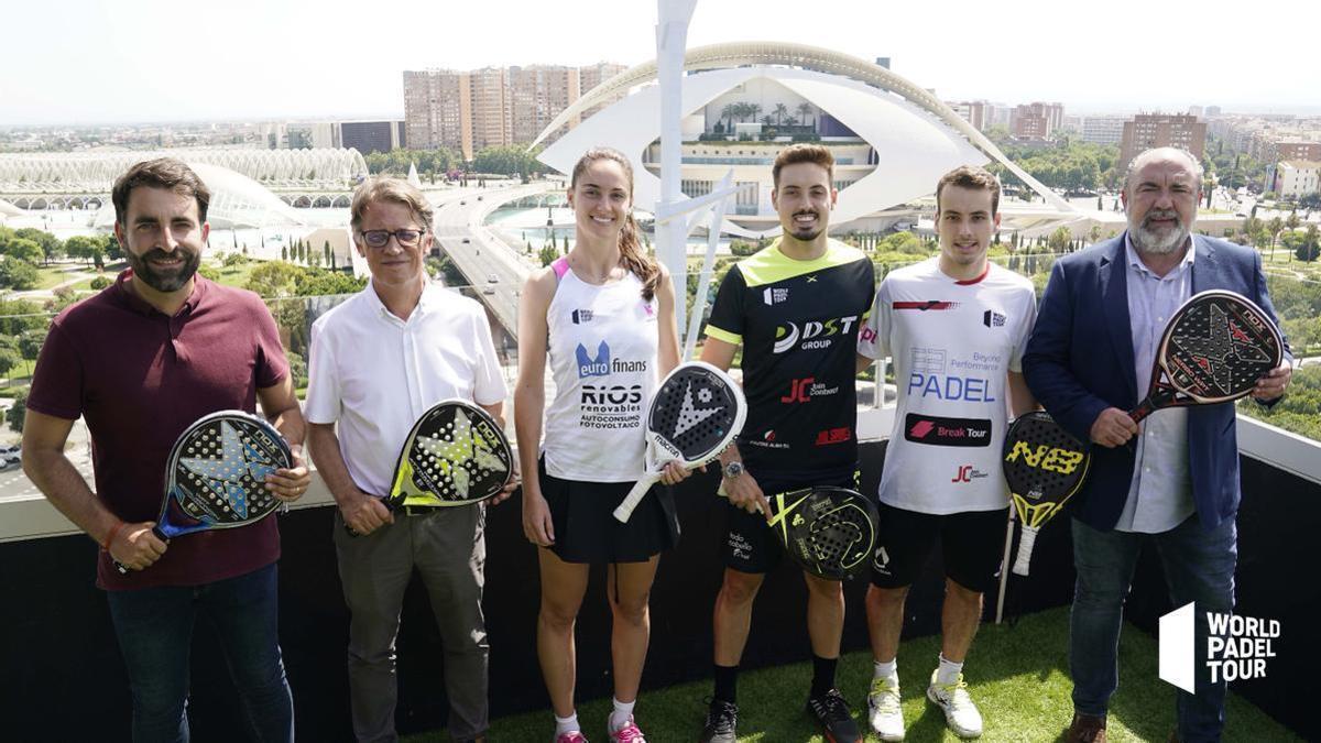 Presentación del Estrella Damm Valencia Open 2022 junto a las Ciudad de las Artes y las Ciencias