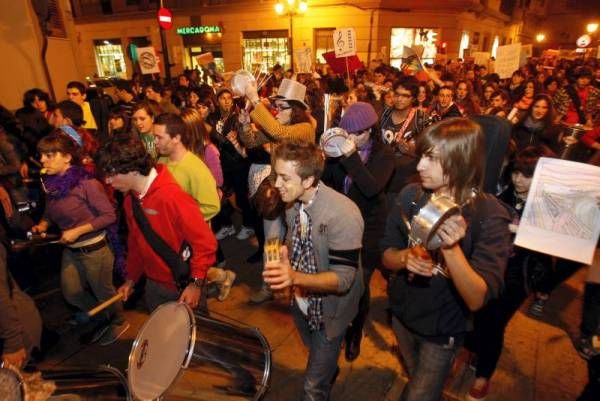 Fotogalería: Protesta contra la repercusión de la reforma educativa