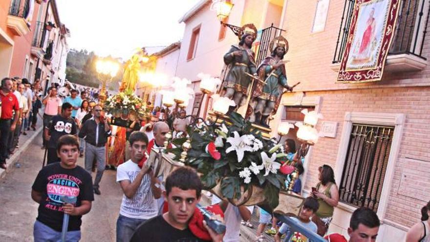 Una imagen de la romería de Camp de Mirra.