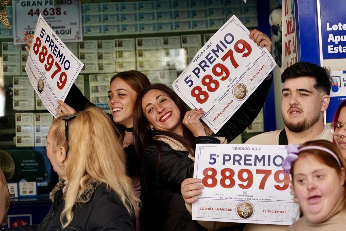 Los premiados de la Lotería de Navidad 2023, en imágenes