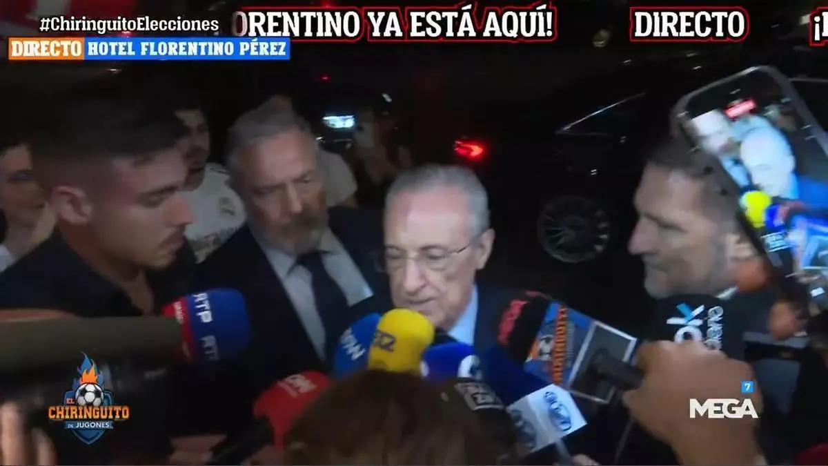 Florentino: "Es un día muy feliz para mí y para el madridismo"