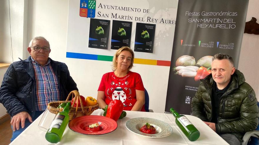 Blimea enciende los fogones para cocinar pimientos rellenos todo el puente