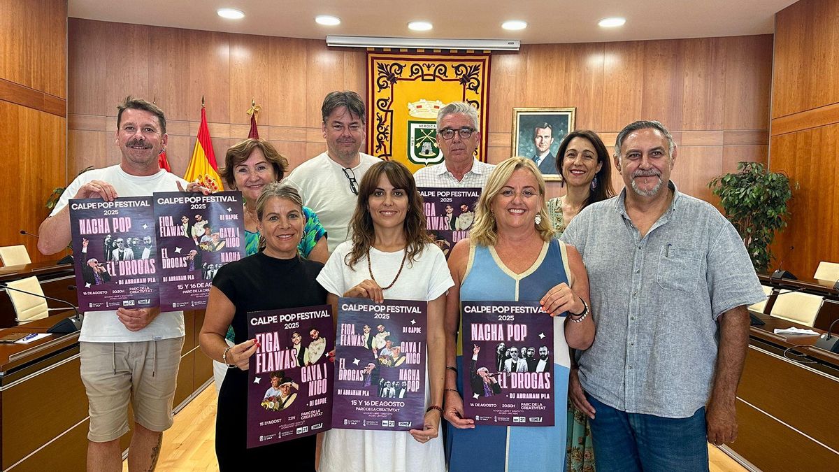 La presentación del Calp Pop Festival