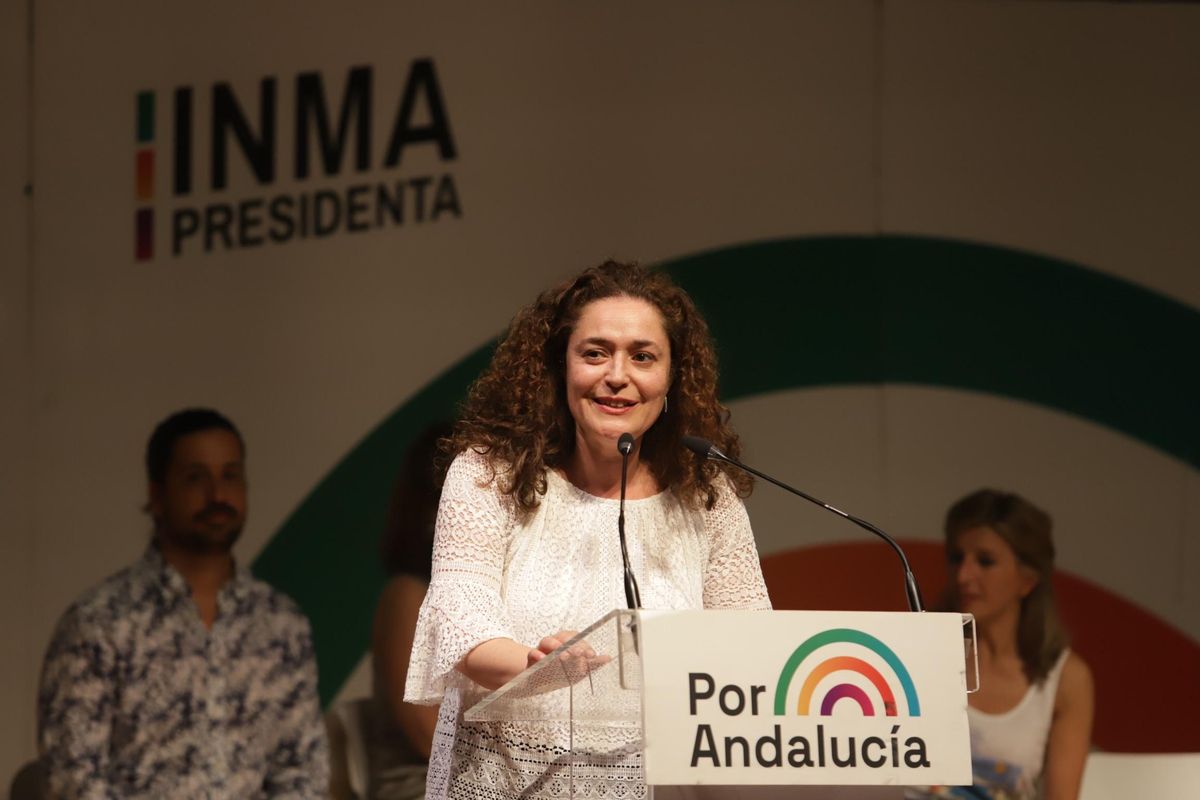 Elecciones andaluzas | Mitin de Por Andalucía con Yolanda Díaz en el Palacio de Ferias