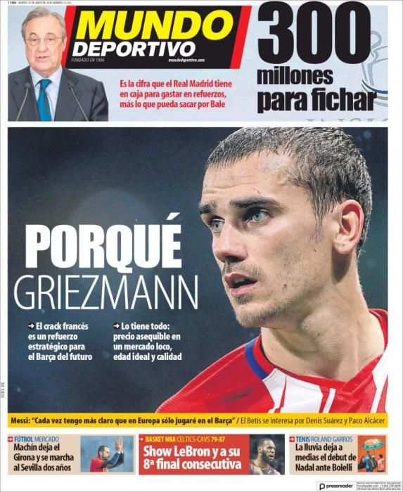 Los abonos del Valencia, Bale y los fichajes del Madrid, y Griezmann