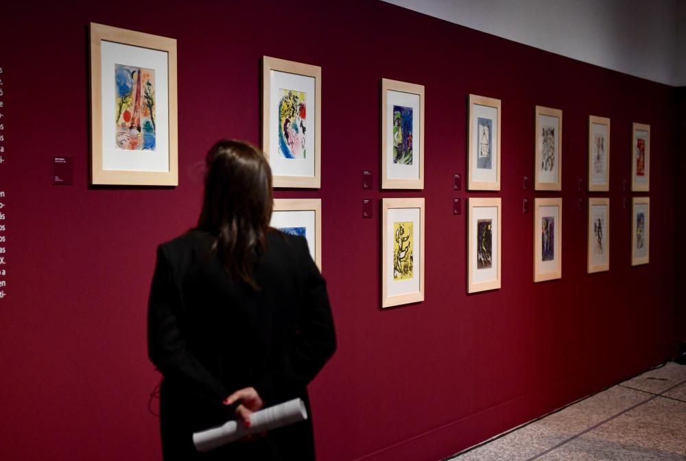 Inauguración de una muestra de Chagall en la Fundación Barrié