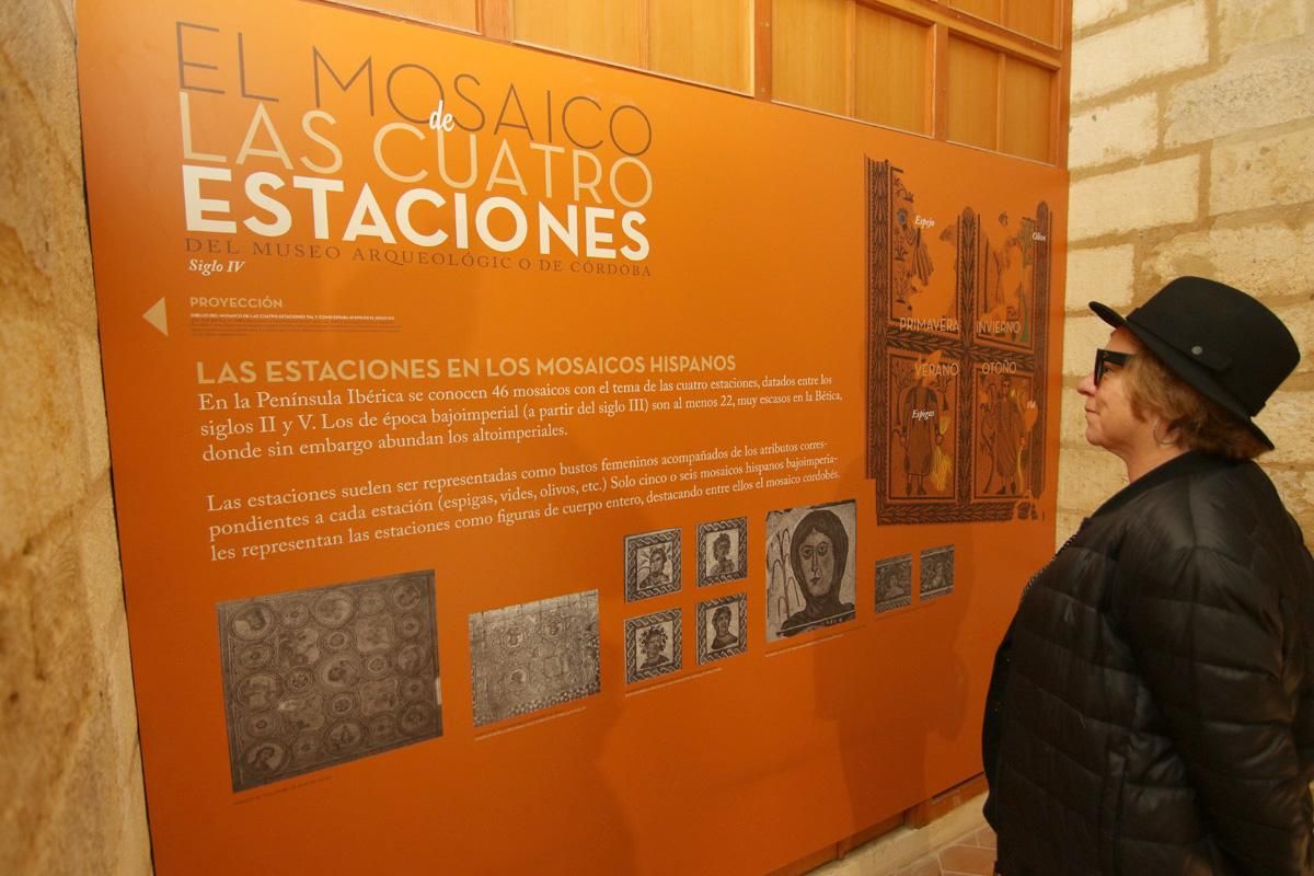 El mosaico 'Las cuatro estaciones', en el Archivo Provincial