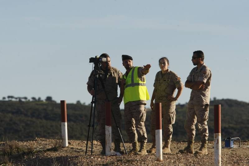 Ejercicios tácticos de la Brigada Guzmán el Bueno en Cerro Muriano