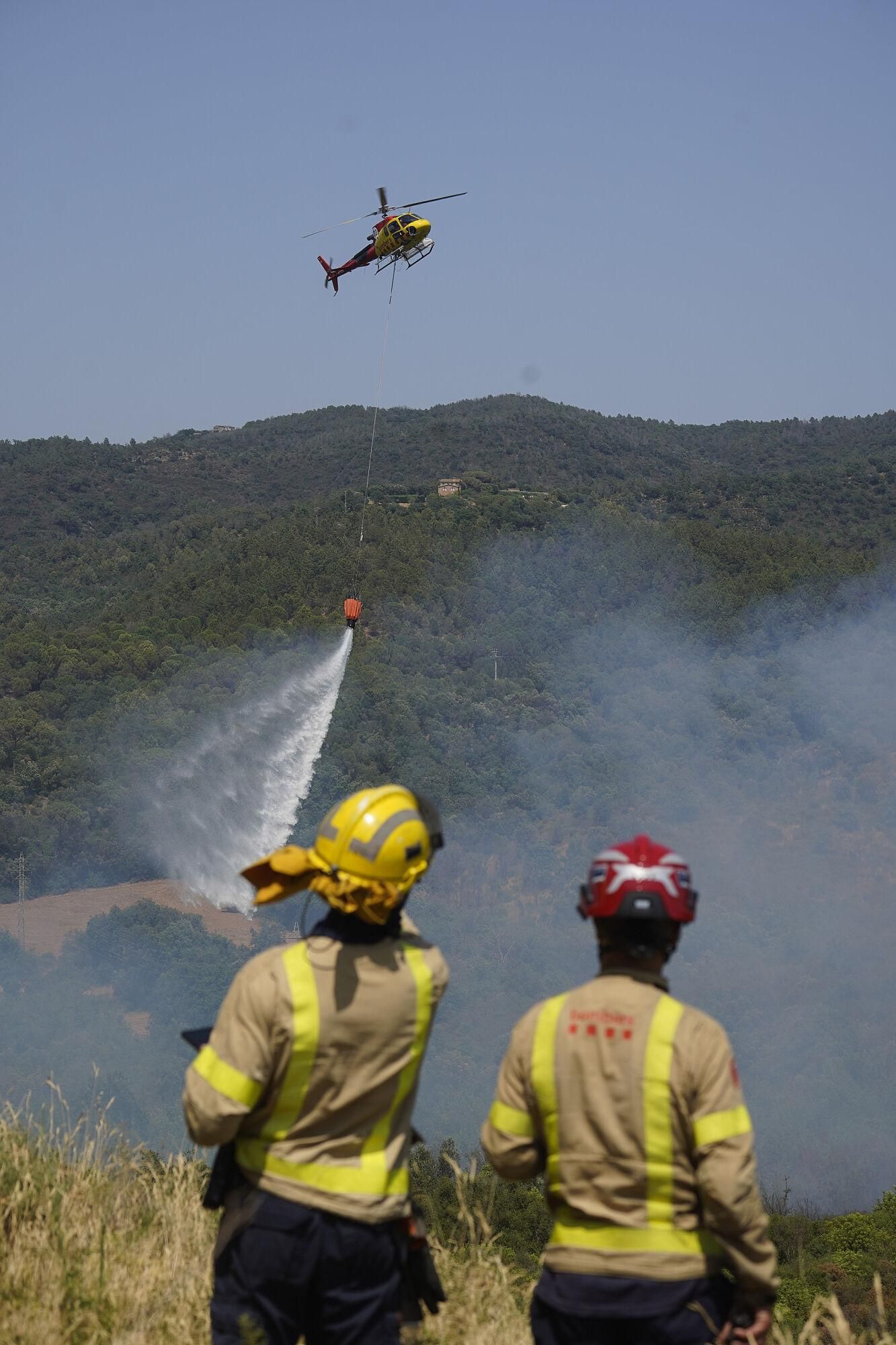 Girona zona boscosa font de la pólvora sant Daniel incendi forestal