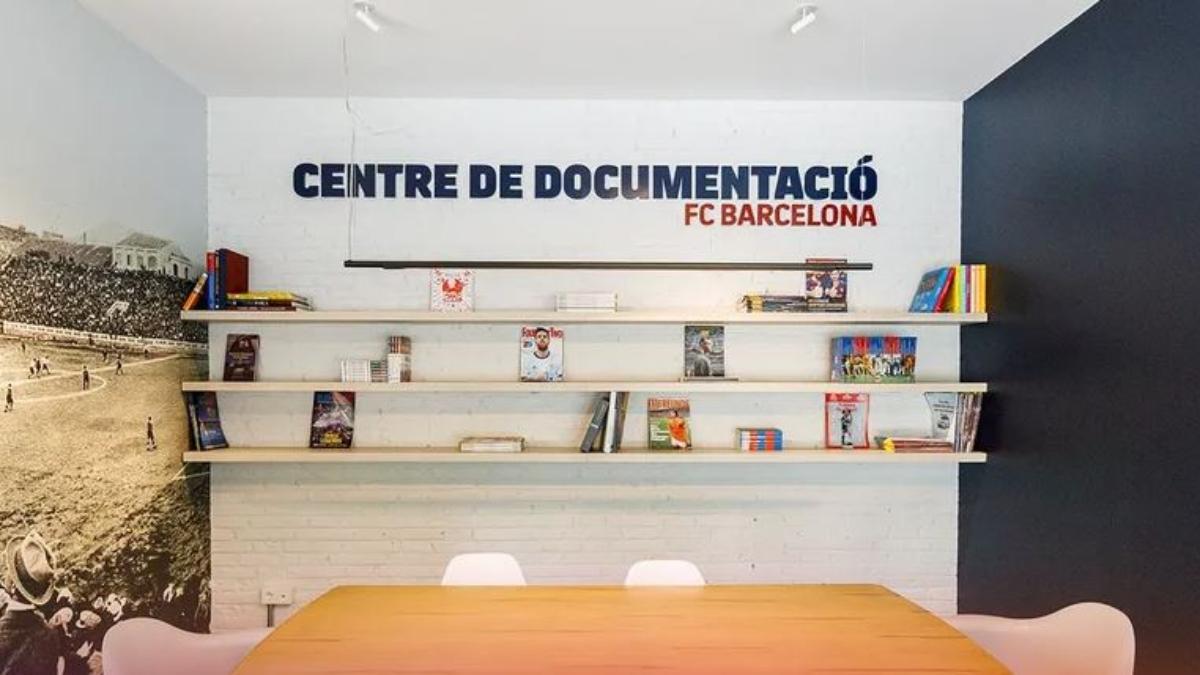 Imagen del Centro de Documentación del FC Barcelona