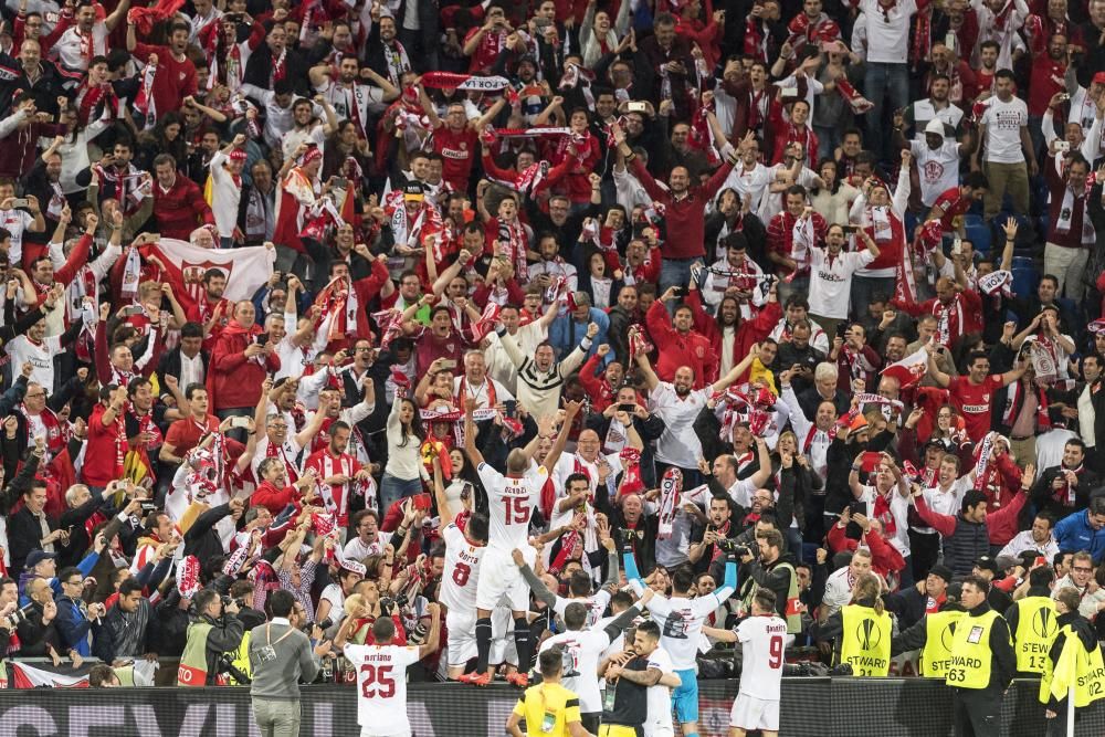 Las imágenes de la celebración de la Europa League del Sevilla.