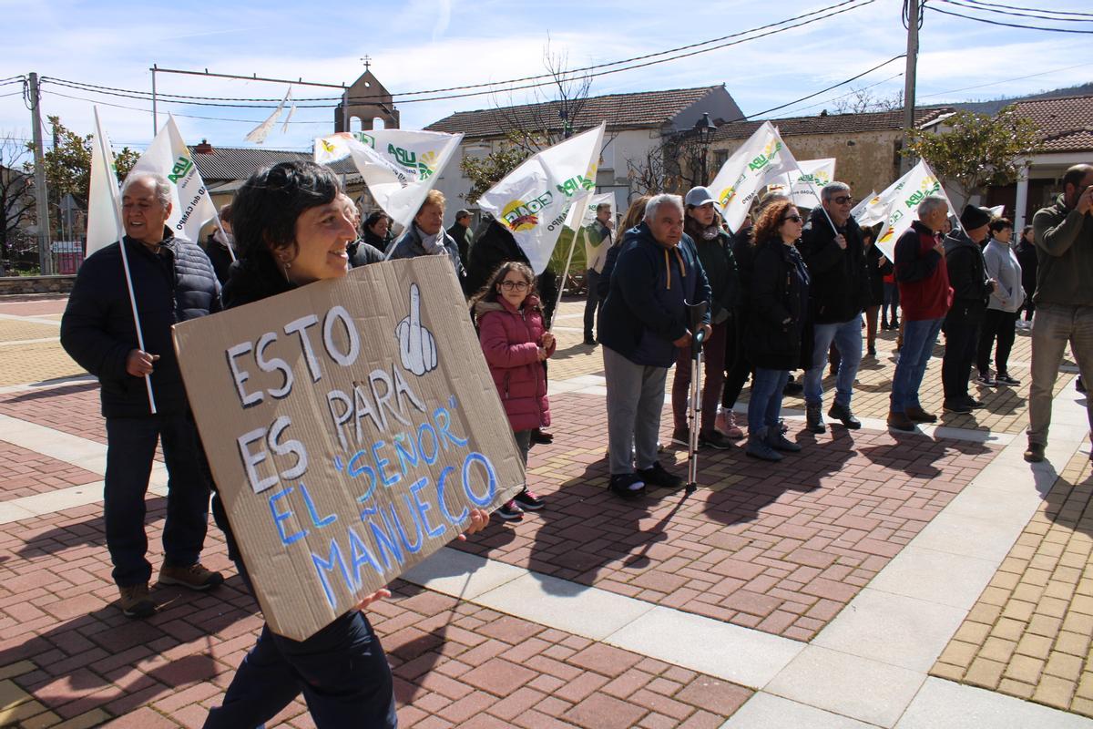 Manifestación en Ferreras de Arriba