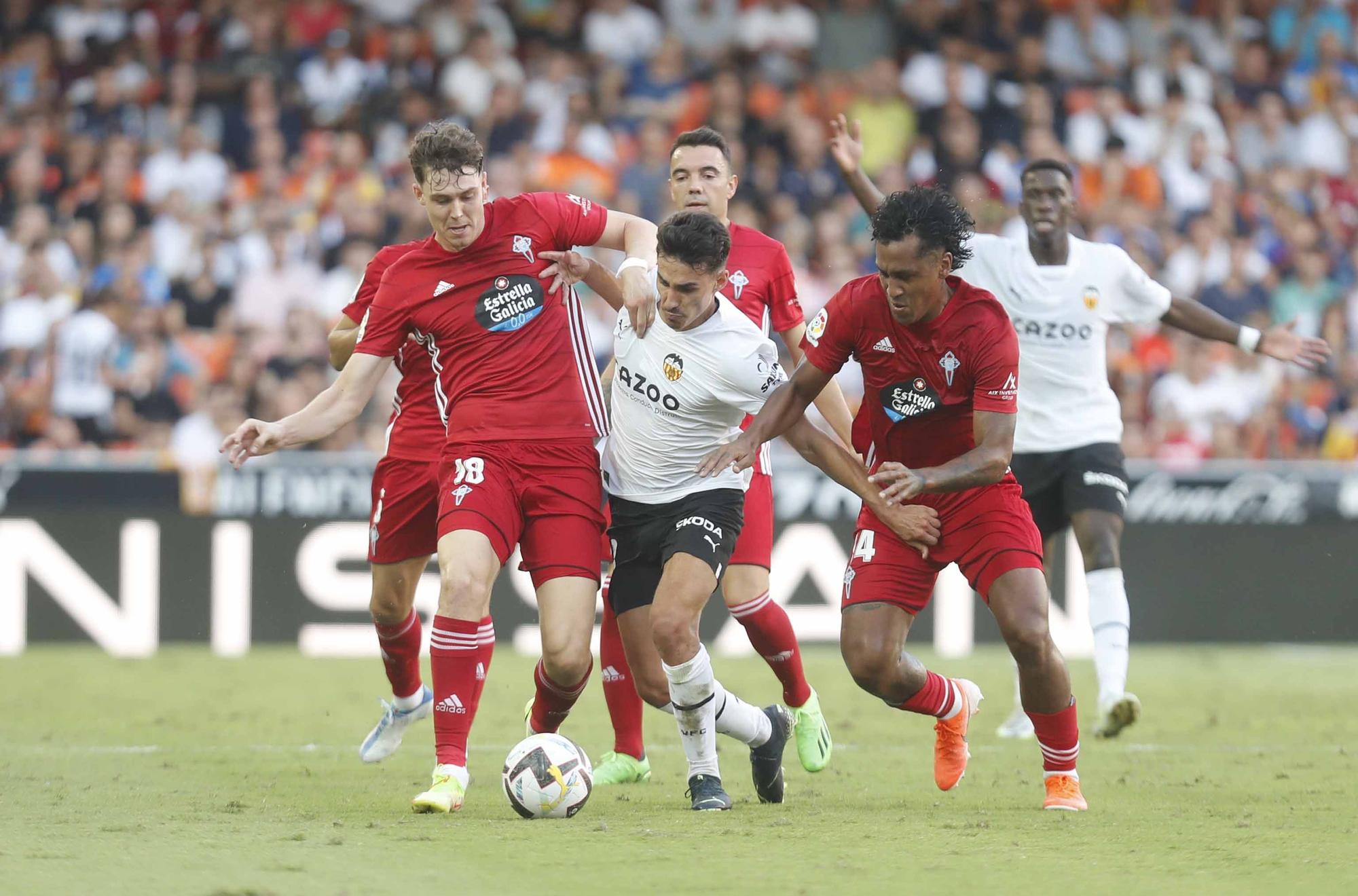 El Valencia - Celta en imágenes