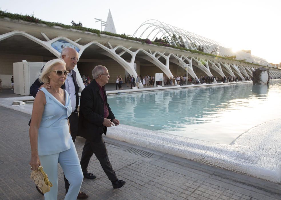 Presentación de las esculturas de Valdés en la Ciudad de las Artes y las Ciencias