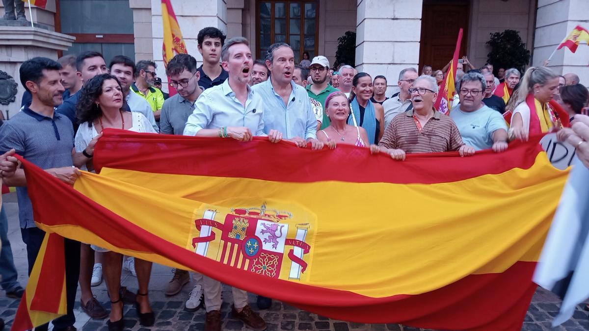 Los populares, durante un momento de la convocatoria de la FEMP.
